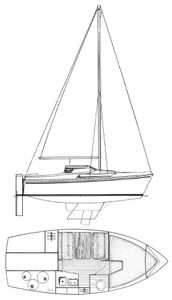 Espace 620 (Jeanneau) Drawing