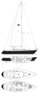 Islander 40 Drawing