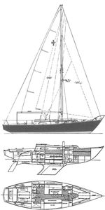 Islander 37 Drawing