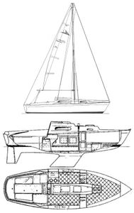 Viggen 23 (Albin) Drawing