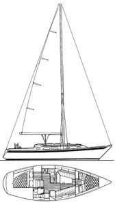 Ericson 34-2 Drawing