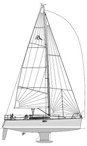 Hanse 350 Drawing