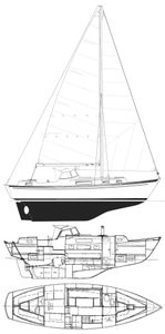 Rasmus 35 (Hallberg-Rassy) Drawing