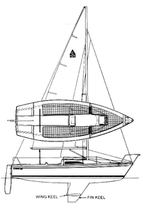 Capri 22 (Catalina) Drawing