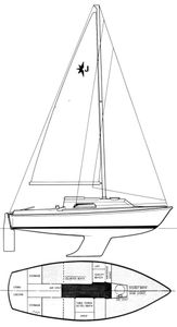 Jouster 21 (Westerly) Drawing