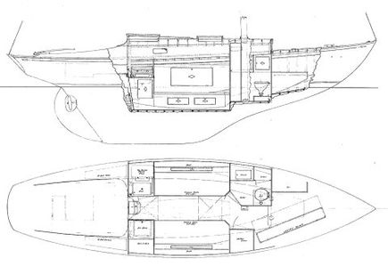 Islander 30 (Hinckley-1940) Drawing