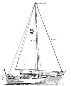 Saturna 33 Drawing