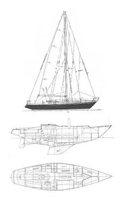 Swan 40 (S&S) Drawing