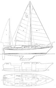 Clipper Marine 32 Drawing