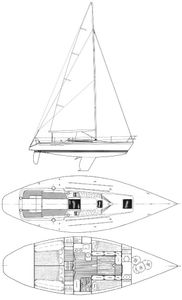 First Class 12 (Beneteau) Drawing