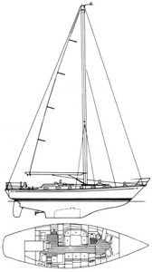 Little Harbor 42 Drawing