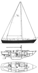 Gulfstar 41 Drawing