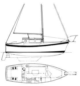 Nor'sea 26 Pilothouse Drawing