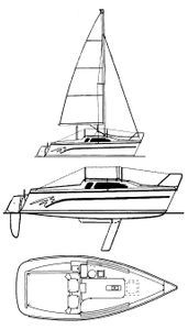 Hunter 19-2 Drawing