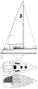 First 235 (Beneteau) Drawing