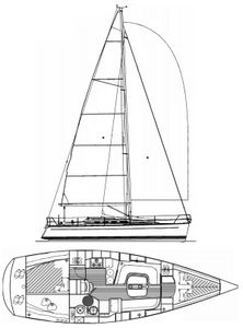 Dehler 36 SQ Drawing