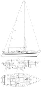 Hallberg-Rassy 36 Drawing