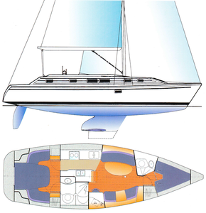 Morgan 38 (Catalina) Drawing