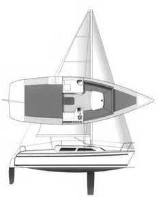 Catalina 250 (Water Balllast) Drawing