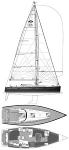 Arcona 410 Drawing