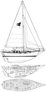 Gale Force Pilot Cutter Drawing