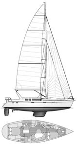 Hunter 430 Drawing