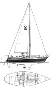 Irwin 38 Citation Drawing