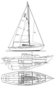 Meridian 25 (Seafarer) Drawing