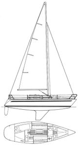 Hanse 291 Drawing
