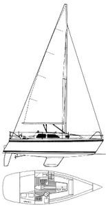 Hunter 27-2 Drawing