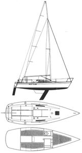 First Class 8 (Beneteau) Drawing