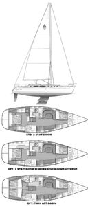Catalina 470 Drawing