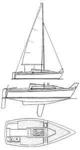 Bahia 22 (Jeanneau) Drawing