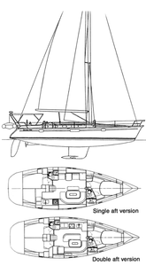 Oceanis 440 (Beneteau) Drawing