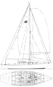 Offshore 36 (Cheoy Lee) Drawing