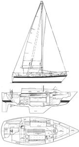 Pearson 303 Drawing