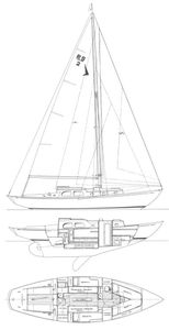 Swiftsure 33 (Rhodes) Drawing