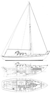 Cruisemaster 37 Drawing