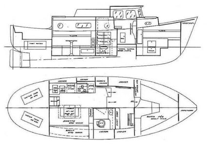 Fales 32 Navigator Drawing