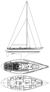 Swan 46 Drawing