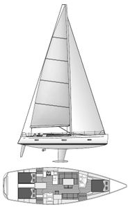 Grand Soleil 46 (B&C) Drawing