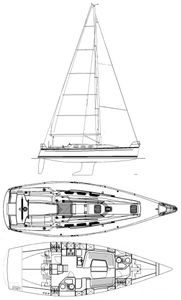 Dehler 39 Drawing