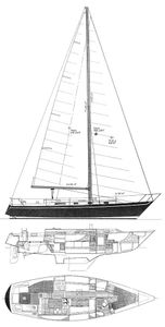 Irwin 39 Citation Drawing