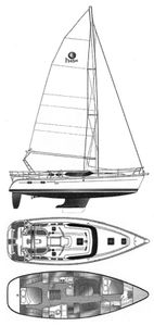 Hunter 45 DS Drawing