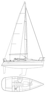 Sun Fast 32 I (Jeanneau) Drawing