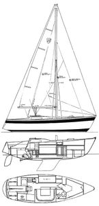 Columbia 34 Mk II Drawing