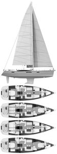 Jeanneau Yachts 57 Drawing