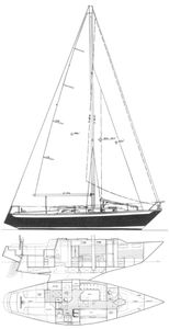 Ericson 39 B Drawing