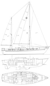 Hinckley 49 Drawing