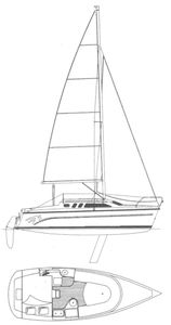 Hunter 26 Drawing